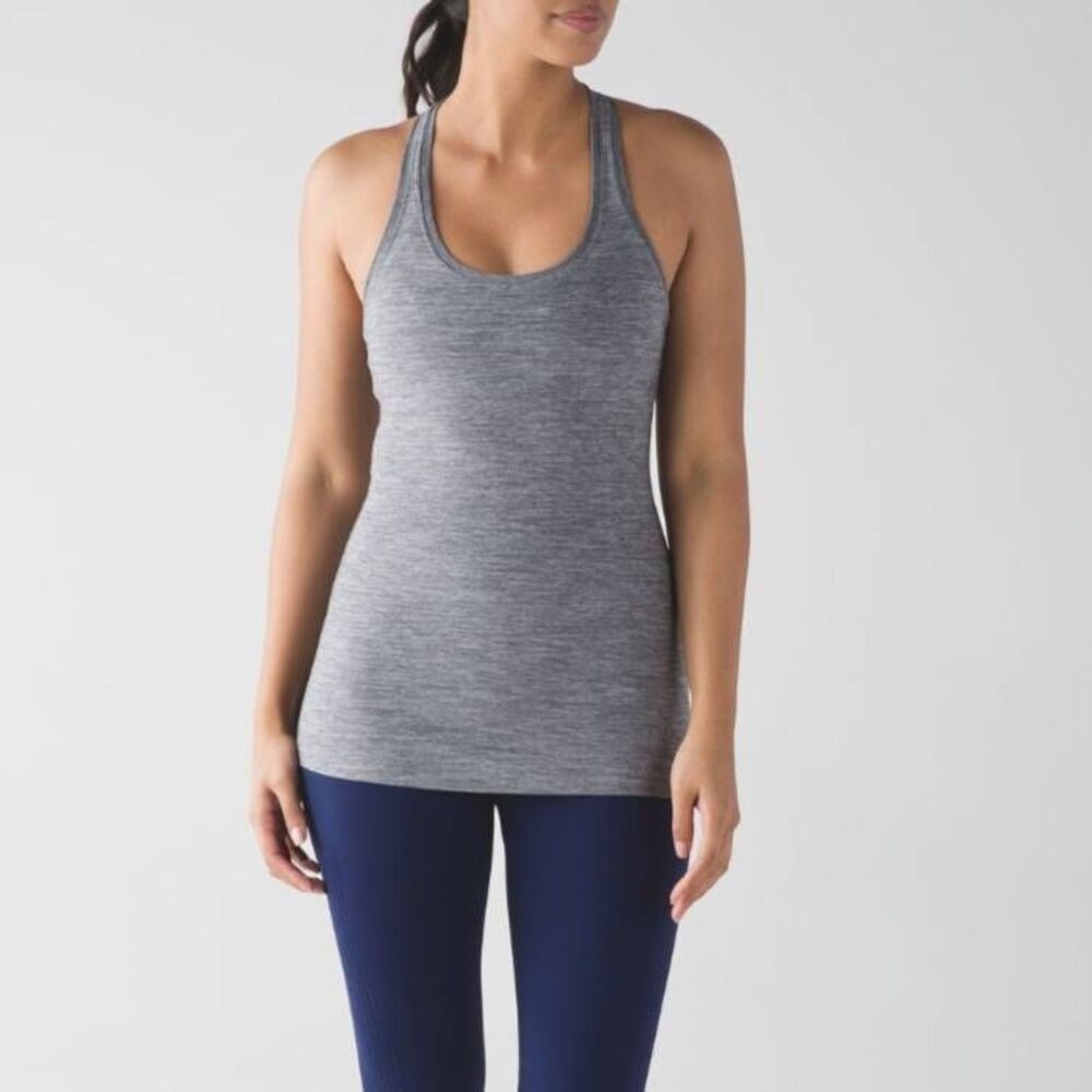 Lululemon Cool Racerback II Tank Top - Heathered Slate